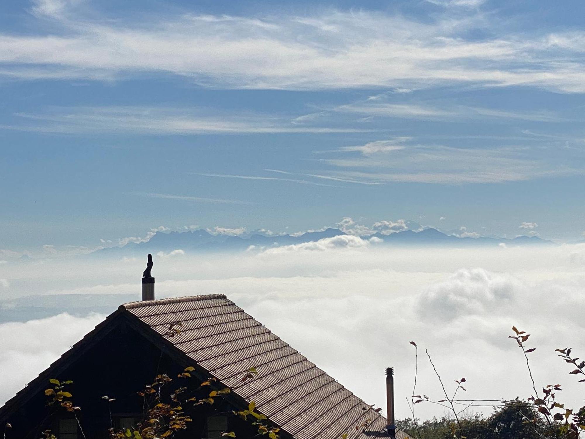 Tevenon Vue Panoramique Alpes-Lac Grandevent Ngoại thất bức ảnh